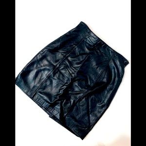 LORD&TAYLOR RETRO Genuine LambNappa Pencil Skirt